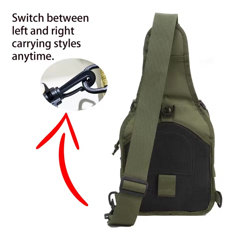 THURAM Tactical Sling Backpack – Outdoor EDC Shoulder Bag