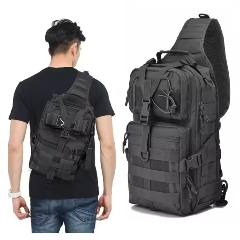 Tactical Sling Backpack – Waterproof EDC Outdoor Bag